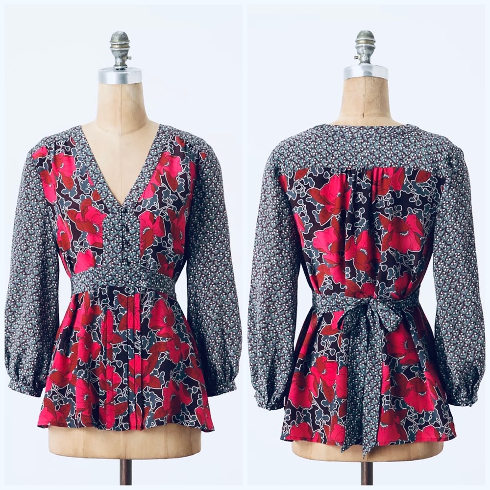 Anthropologie | EDME & ESYLLTE Hirtella Blouse Sz 8
